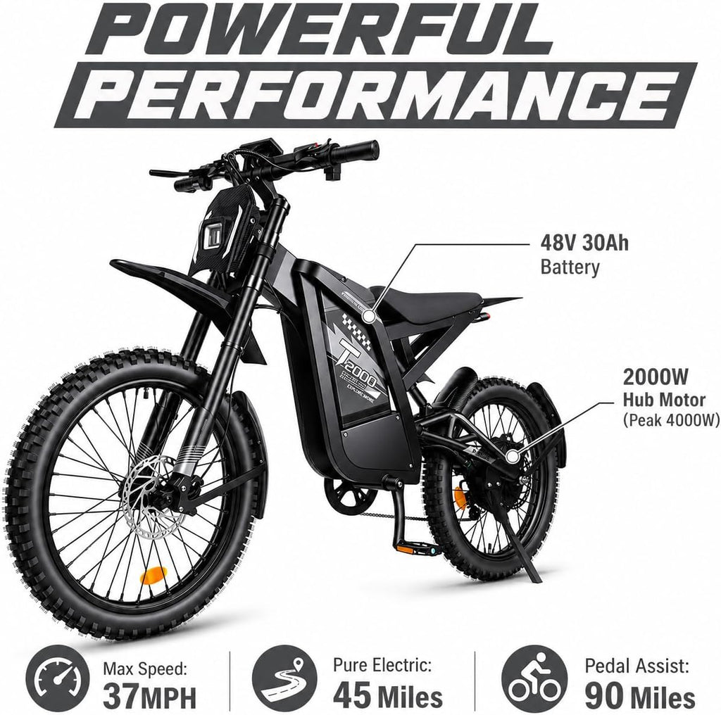 GT 2000 ELECTRIC DIRT BIKE