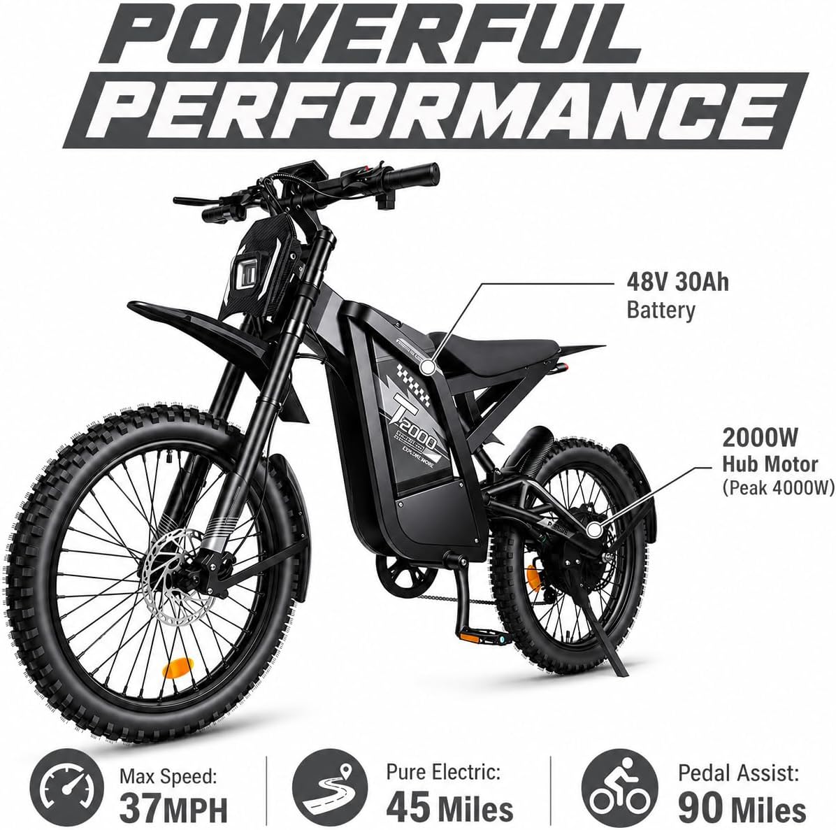 GT 2000 ELECTRIC DIRT BIKE