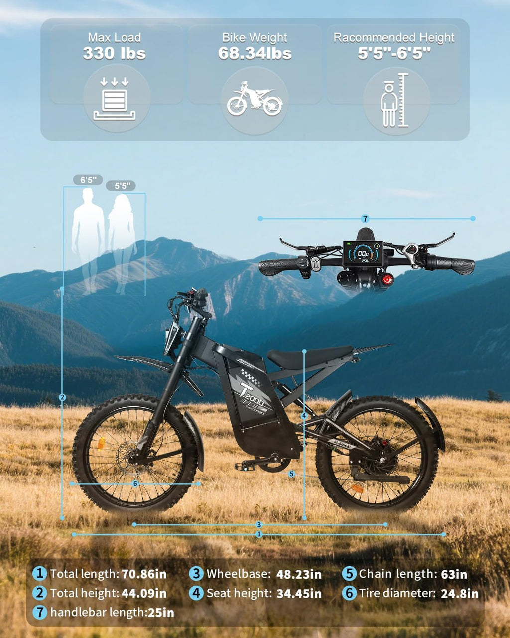 GT 2000 ELECTRIC DIRT BIKE