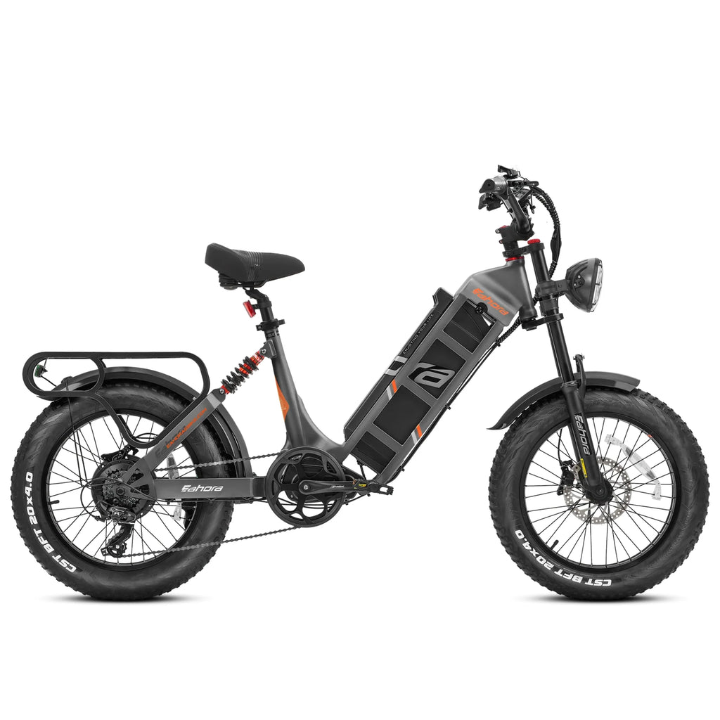 EAHORA 2026 Juliet Long Range Electric Bike – 48V 60Ah, 1000W Motor, 28 MPH, 20” Fat Tire