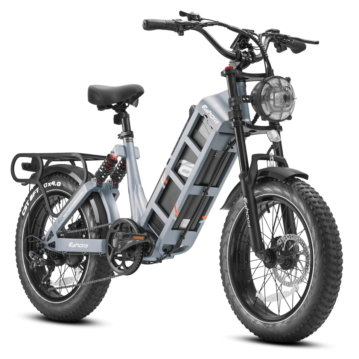 EAHORA 2026 Juliet Long Range Electric Bike – 48V 60Ah, 1000W Motor, 28 MPH, 20” Fat Tire