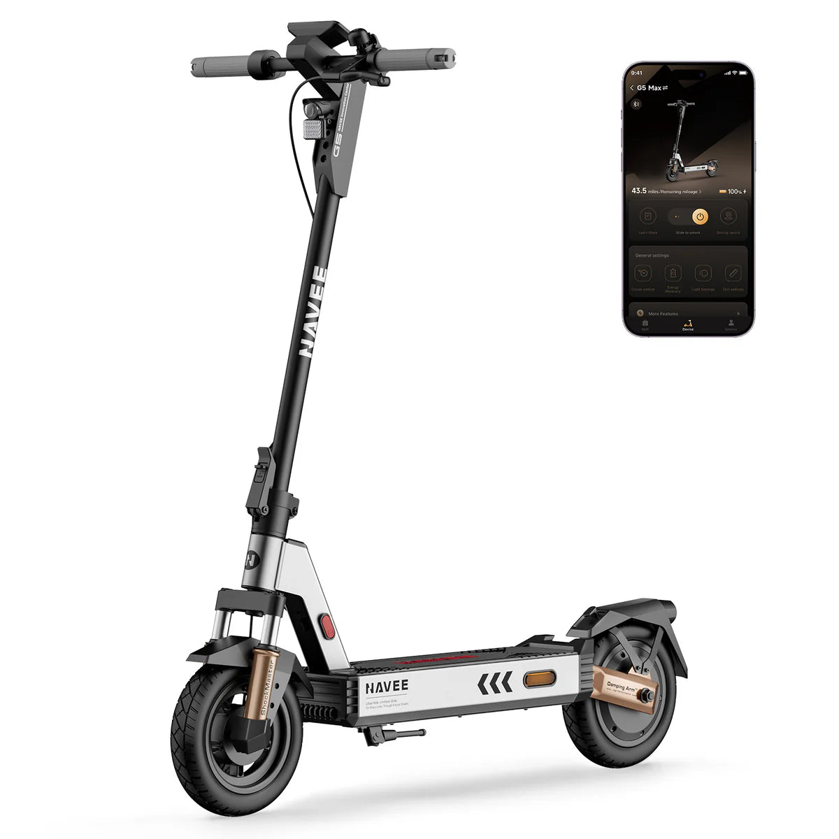 NAVEE
 
G5
 
Max
 
|
 
High-Power
Lightweight
 
Scooter
