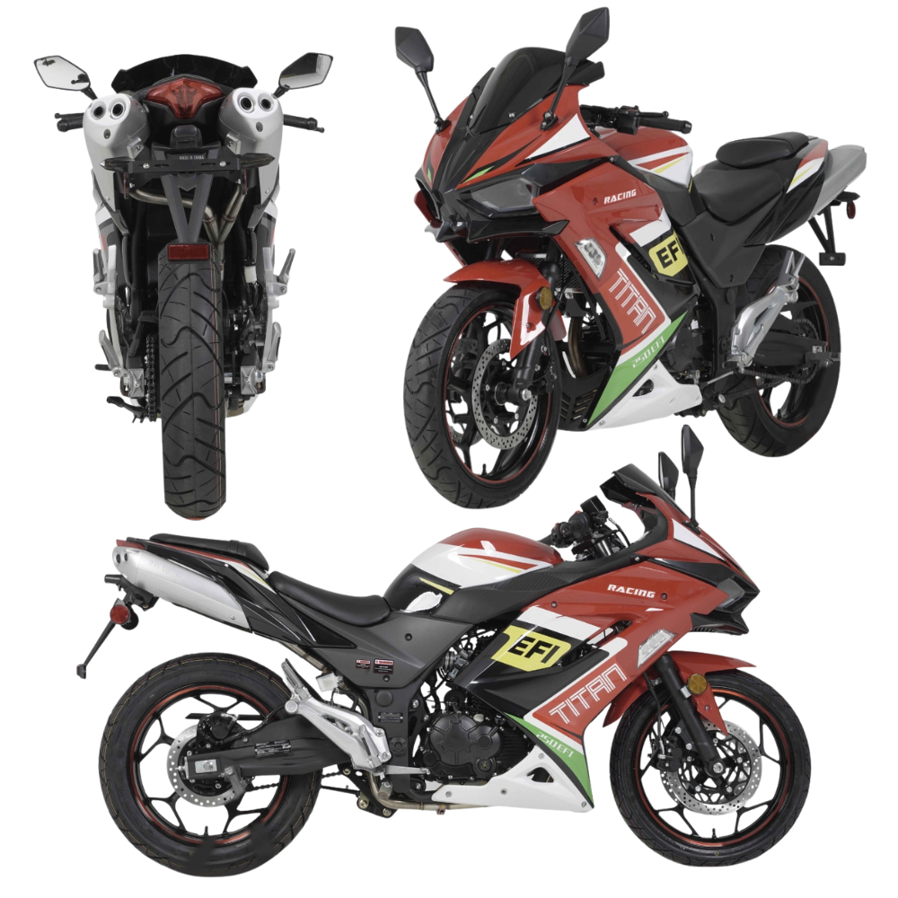 Vitacci TITAN 250 EFI Motorcycle – 250cc | 6-Speed Manual | Up to 75 MPH