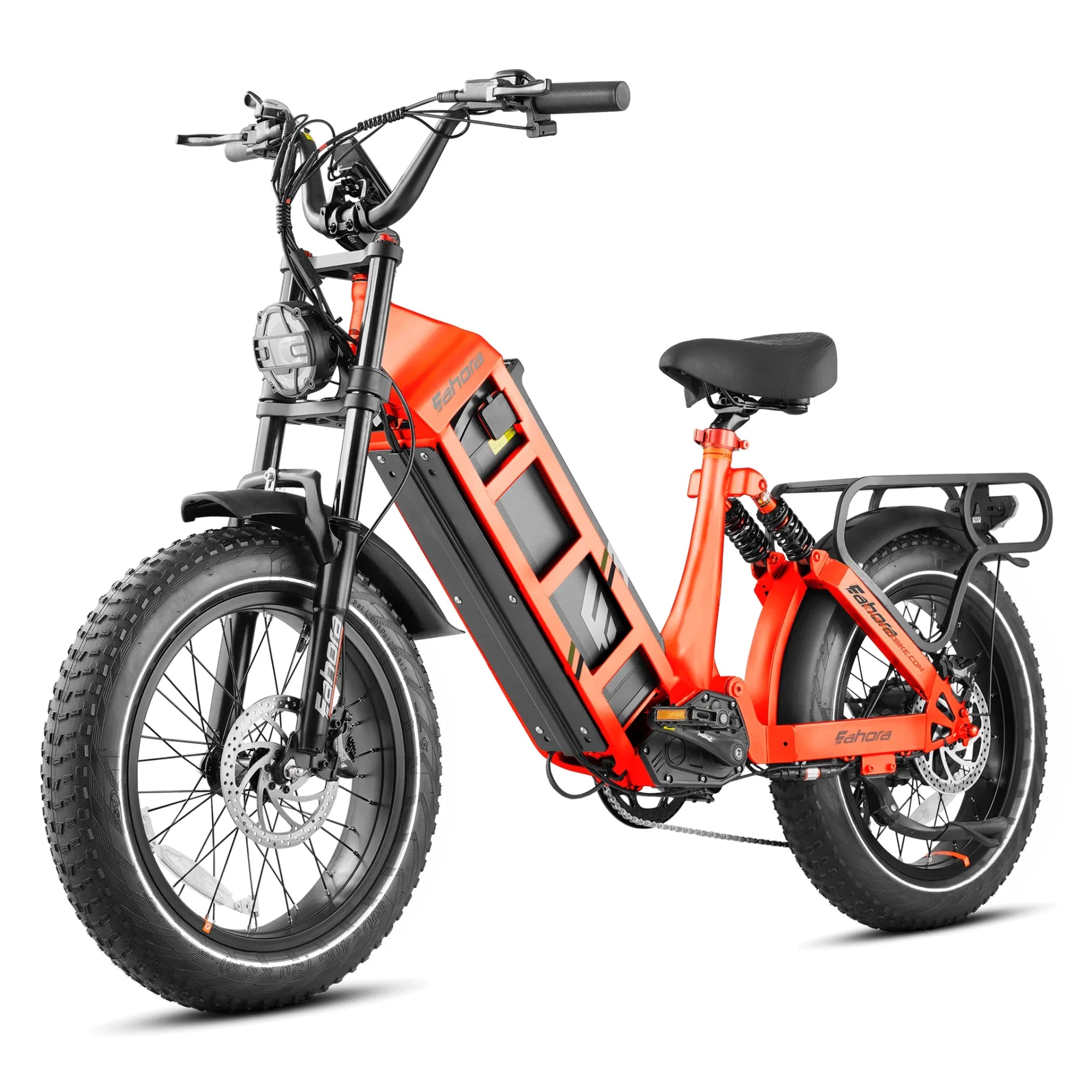 EAHORA 2026 Juliet Long Range Electric Bike – 48V 60Ah, 1000W Motor, 28 MPH, 20” Fat Tire